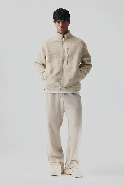 Regular Fit Fleece Activewear Jacket