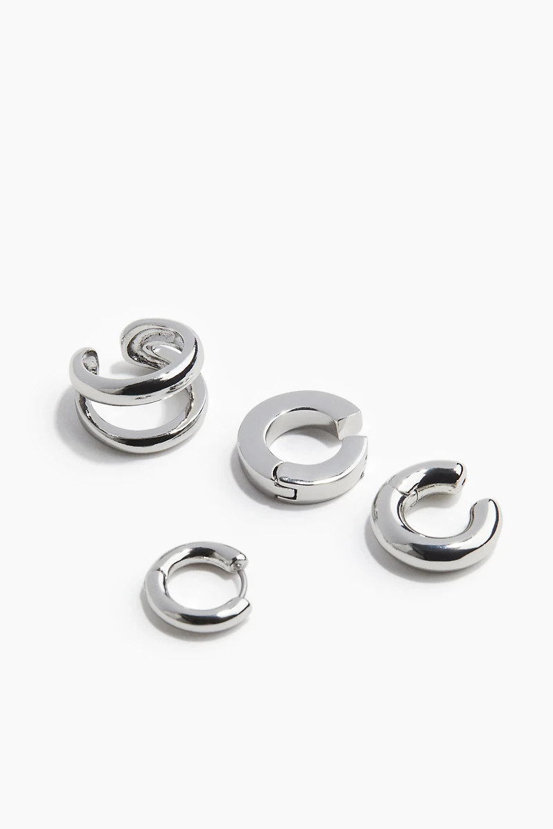 4-pack Ear Cuffs and Earring