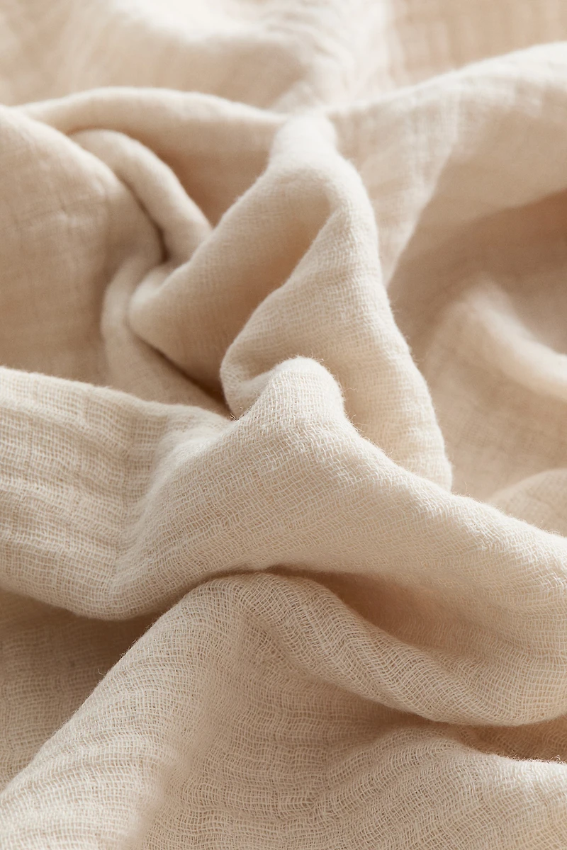 Couverture pour bébé en mousseline de coton