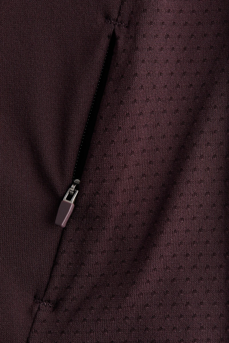 Seamless Half-Zip Sports Top with DryMove™