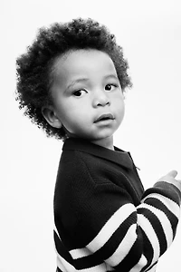 Chandail style polo en coton