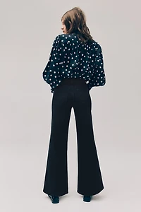 Jean ample taille haute