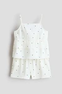 Ensemble imprimé 2 pièces en coton