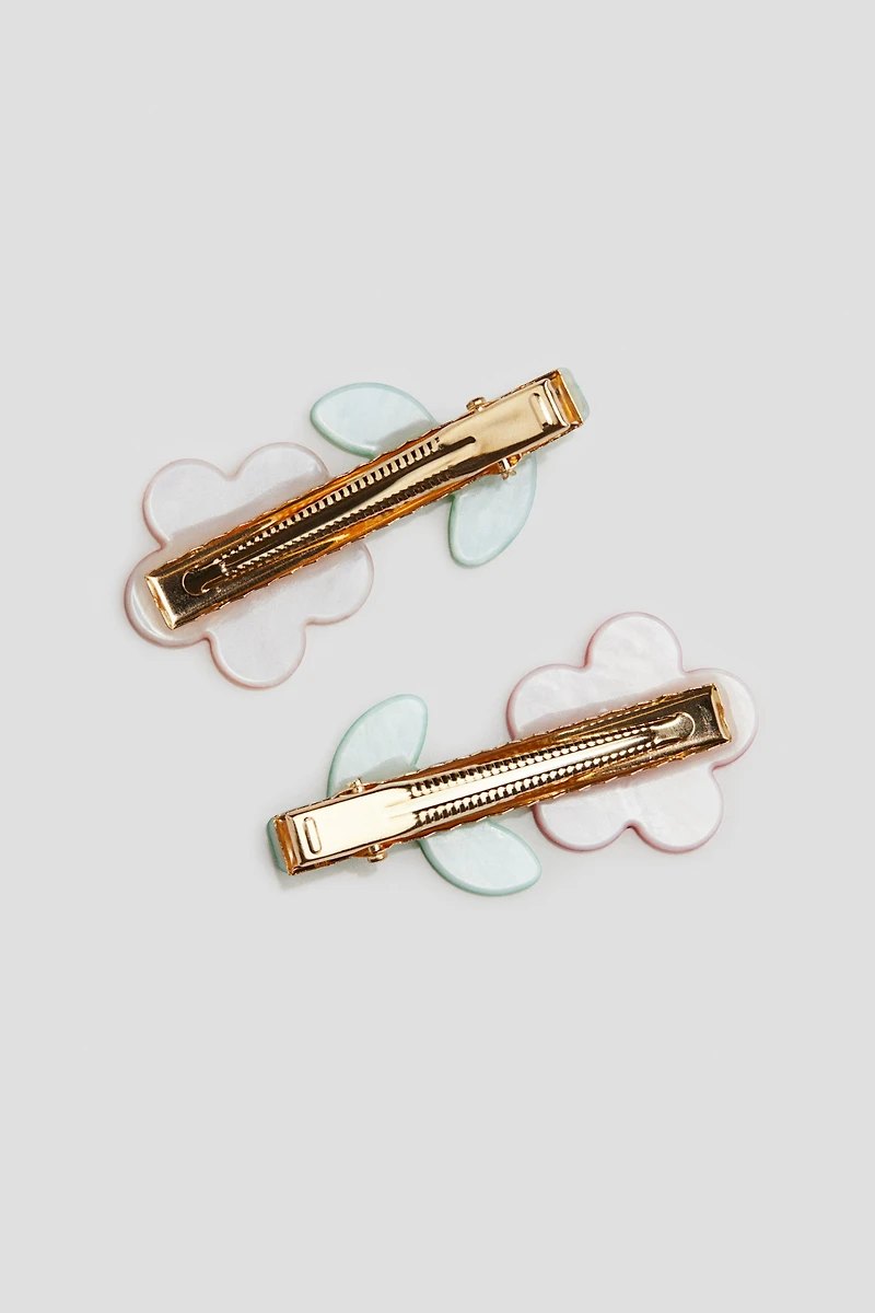 2-Pack Appliquéd Hair Clips