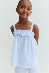 2-Piece Cotton Seersucker Set