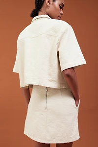 A-line mini skirt