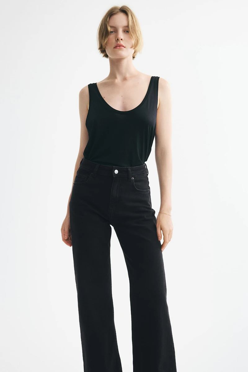 Wide High Waist Jeans