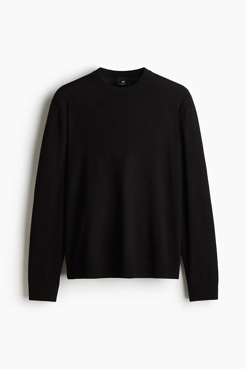 Regular-Fit Merino Wool Sweater