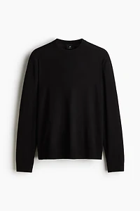 Regular-Fit Merino Wool Sweater