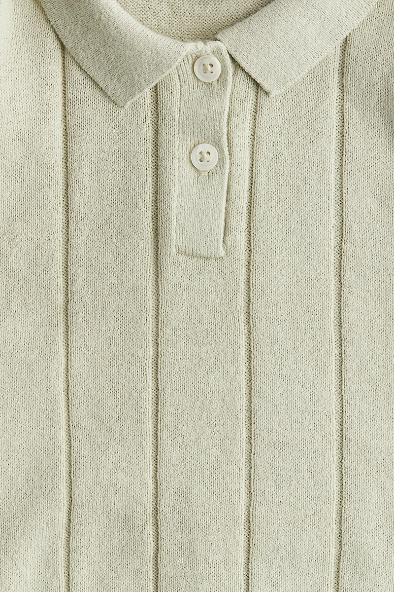 Knit Polo Shirt