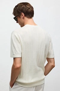 Regular-Fit Knit T-Shirt