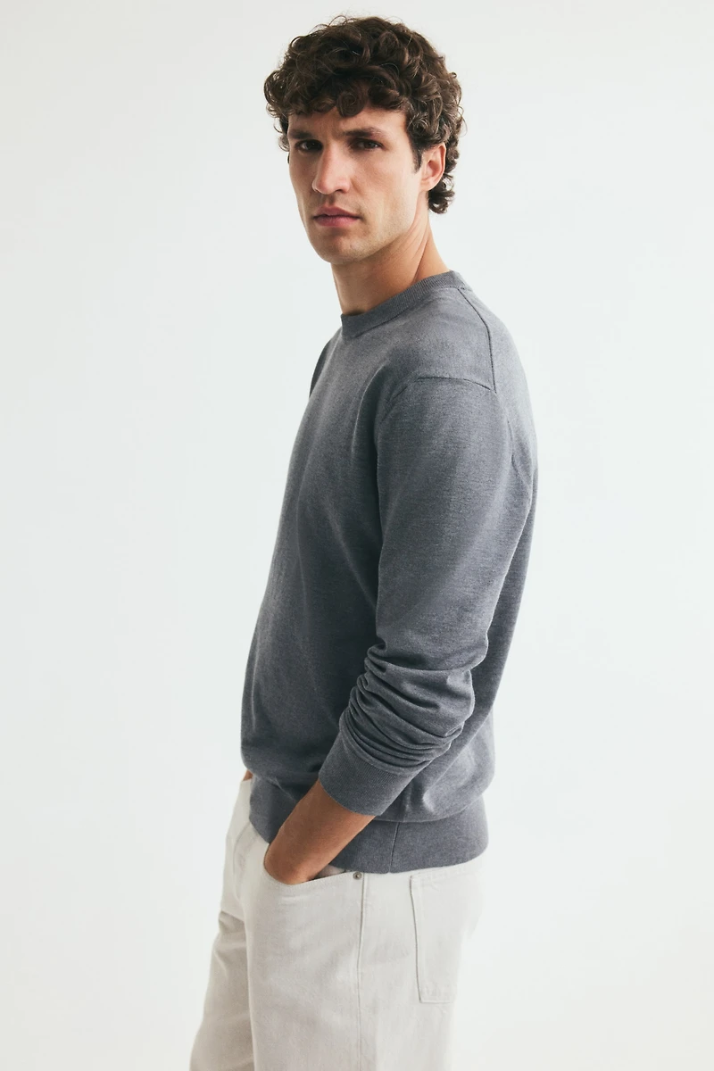 Regular-Fit Fine-Knit Sweater