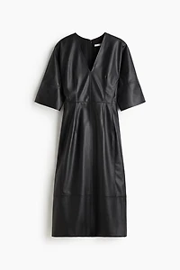Coated Midi Dress