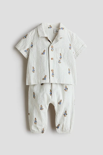 Ensemble 2 pièces chemise et pantalon