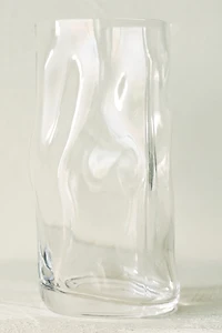 2-Pack Sculptural Glass Tumblers