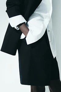 Short chic en lin mélangé