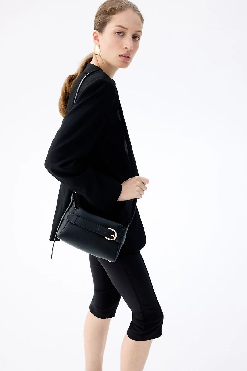 Strap-Detail Crossbody Bag