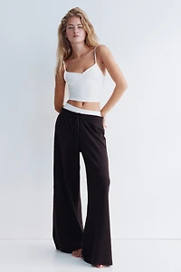 Waffled Drawstring Pants