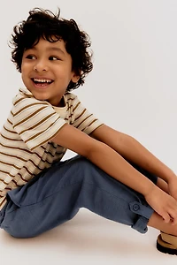 Cotton Roll-Up Chinos