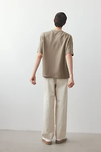 T-shirt gaufré classique