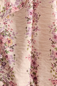 Cropped Button-Front Top