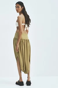 Bubble-Hem Tulip Skirt
