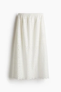 Jupe en broderie anglaise