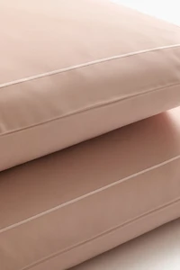 2-Pack Cotton Sateen Pillowcases