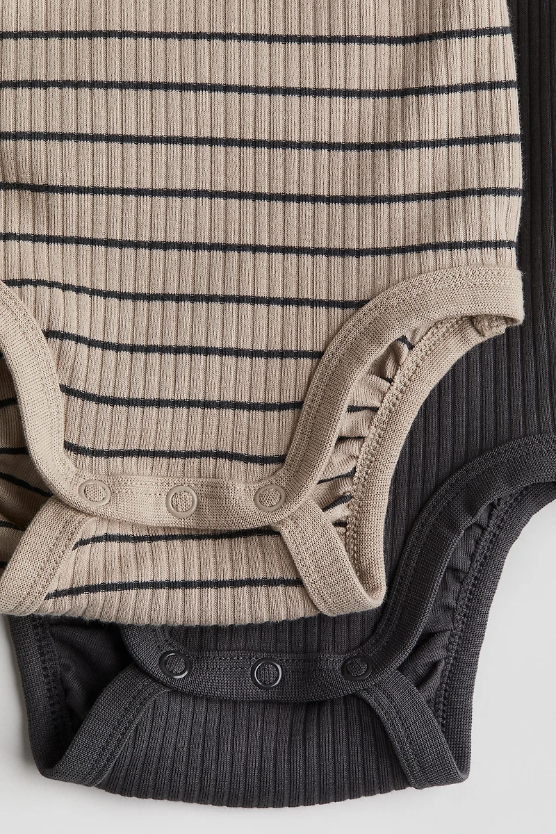 2-pack Ribbed Turtleneck Bodysuits