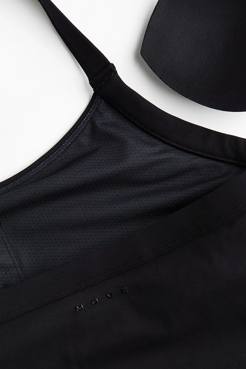 Halterneck Sports Tank Top with SoftMove™