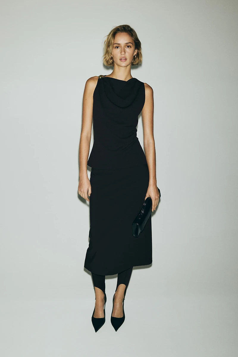 Débardeur à encolure bénitier