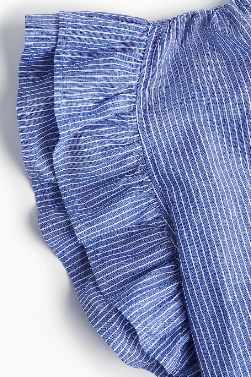 Ruffle-Trimmed Blouse