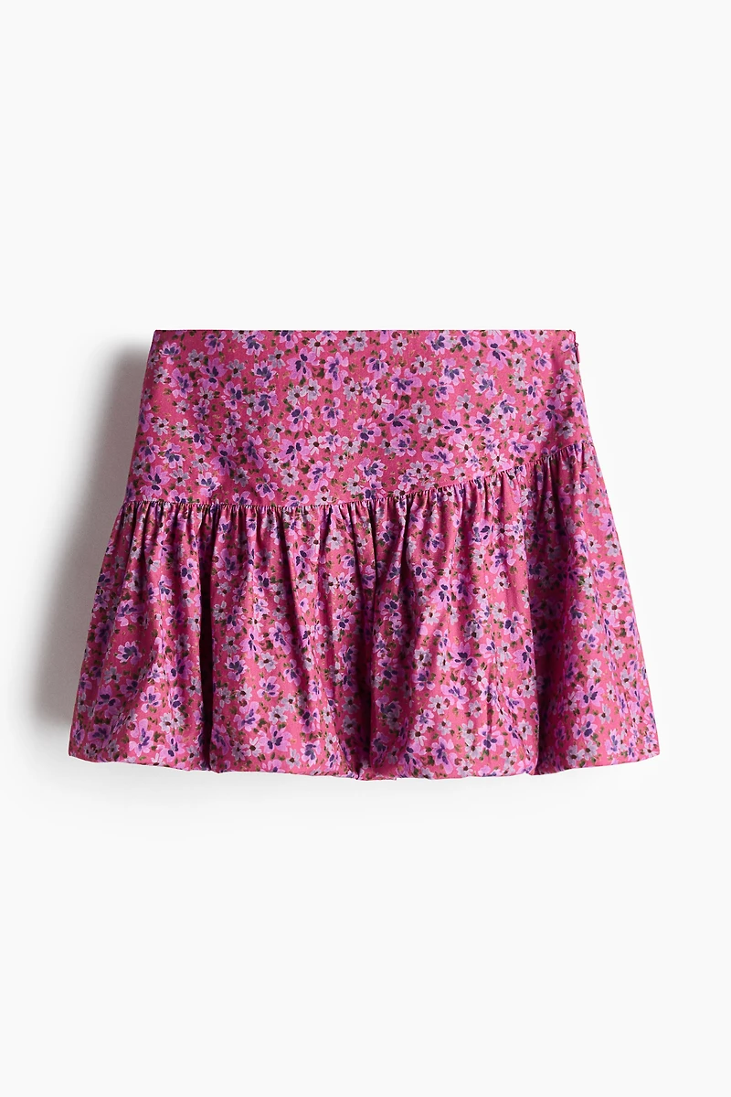 Cotton Balloon Skirt