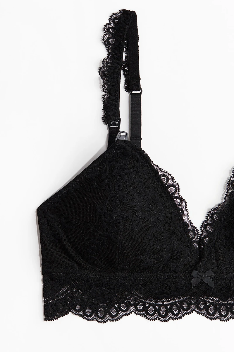 Soutien-gorge d'allaitement MAMA coussiné dentelle