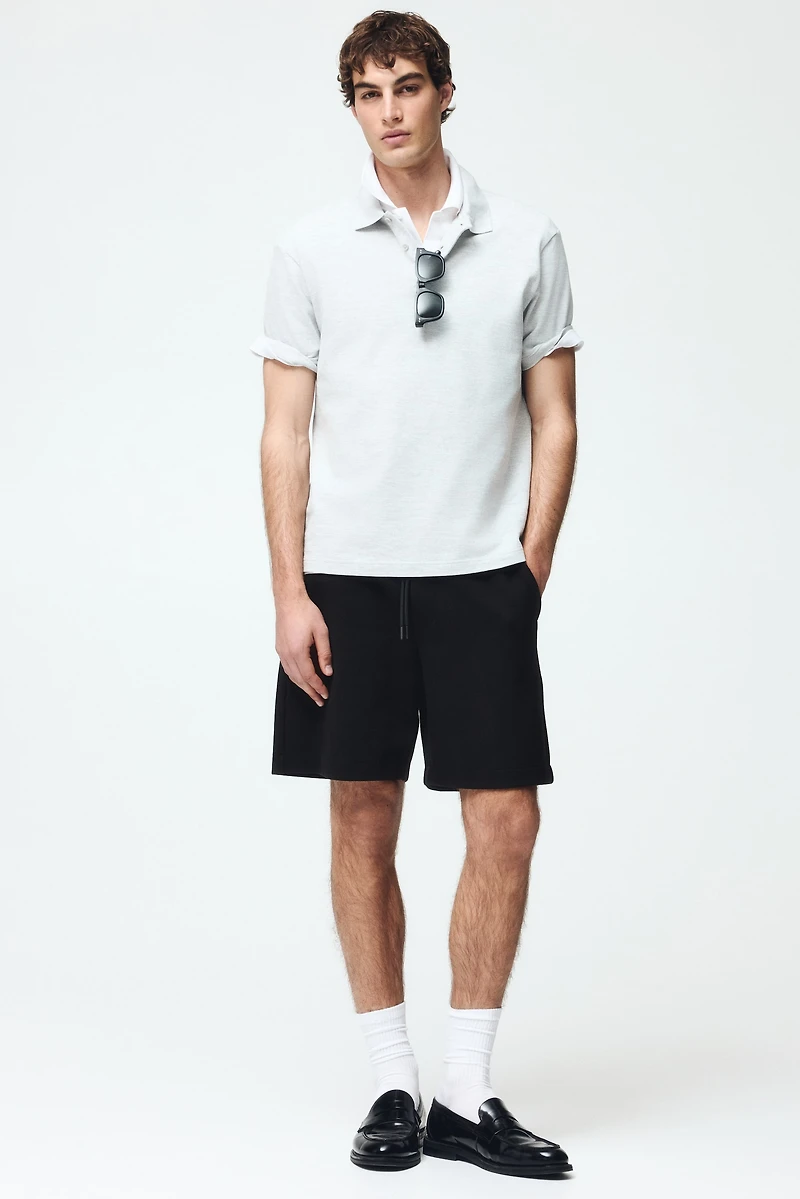 Regular-Fit Interlock Shorts