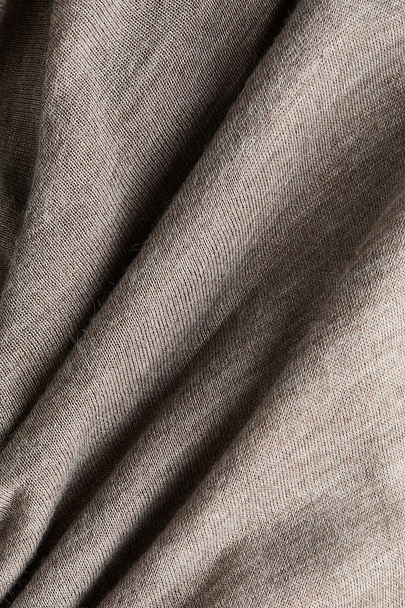 Layered Fine-Knit Top