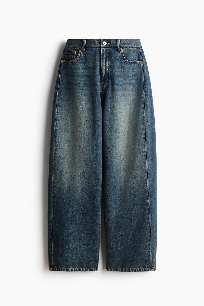 Barrel Regular Waist Jeans