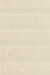 Grand tapis tissé à la main en laine mélangée
