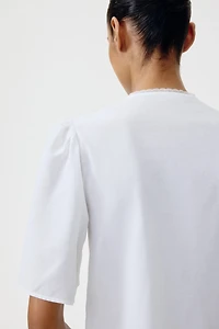 Blouse à plis nervure