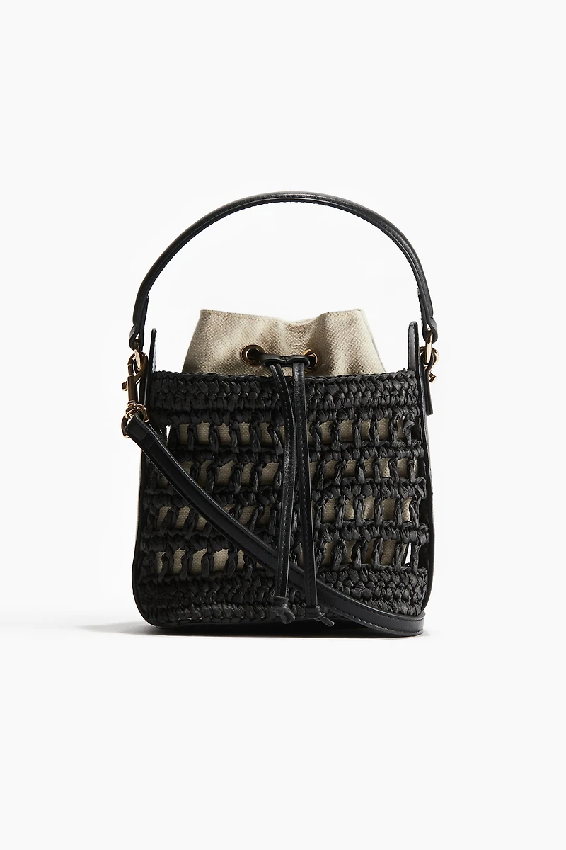 Sac à bandoulière en paille