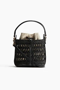 Sac à bandoulière en paille