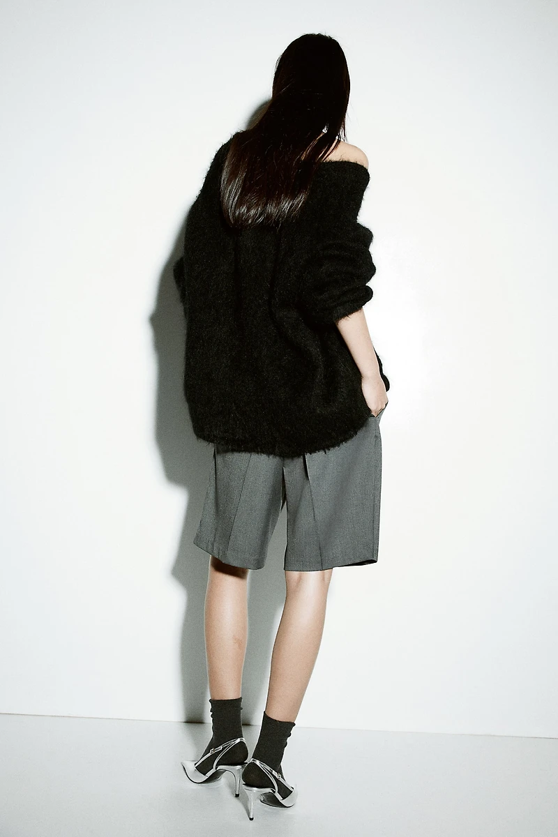 Oversized Mohair-Blend Sweater