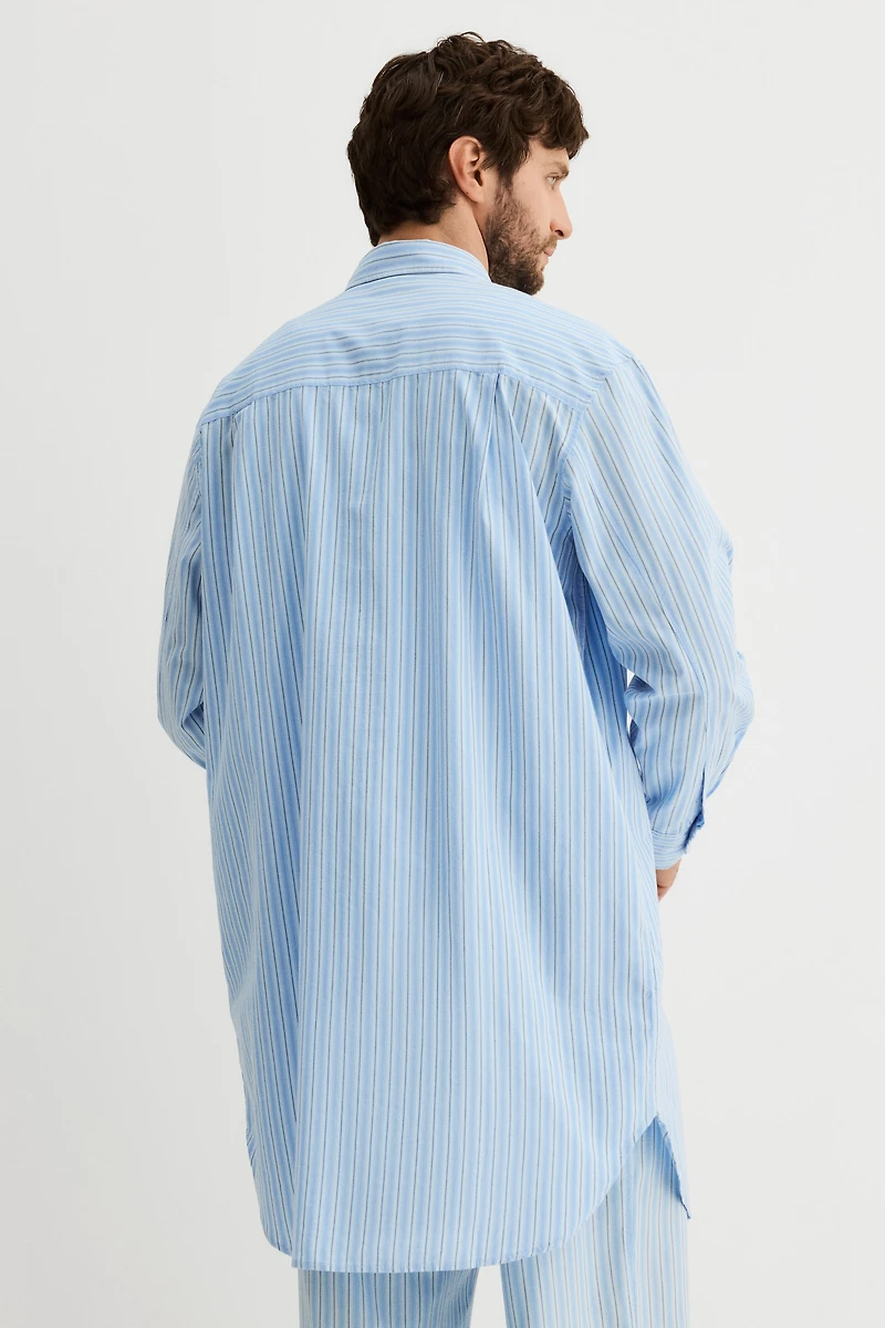 Longue chemise en coton