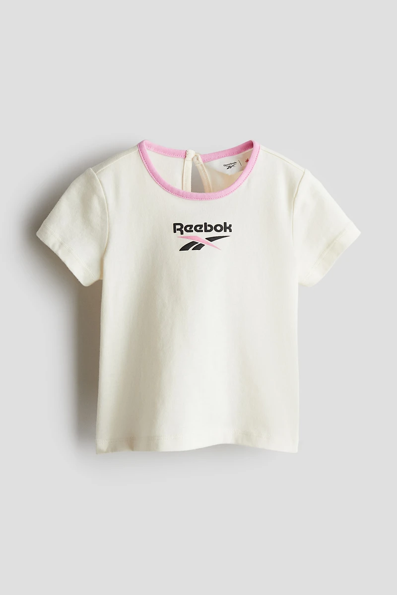 T-shirt with Printed Motif