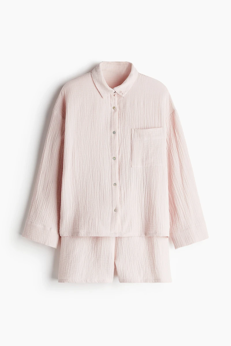 Pajama Shirt and Shorts