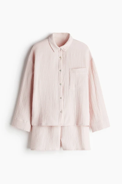 Pajama Shirt and Shorts