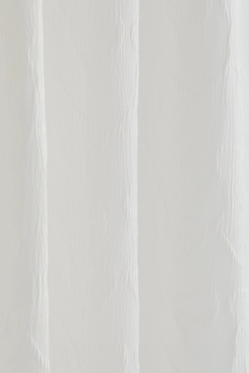 Jacquard-Weave Shower Curtain