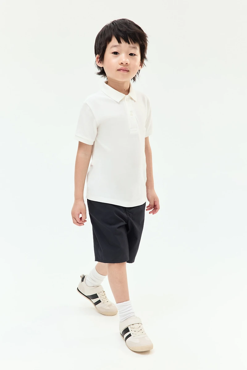 Polo en piqué de coton