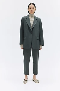 Blazer à fermeture droite