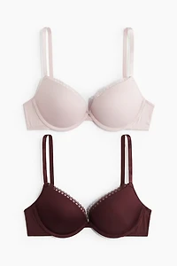 Lot de 2 soutiens-gorge super pigeonnants